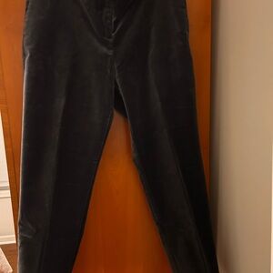 Dark Gray Velvet Pants